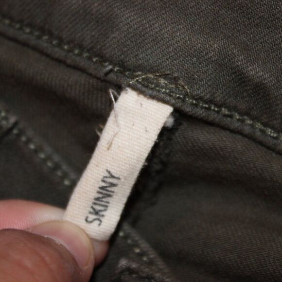 rag & bone  Skinny Jeans in Green Army  Women's Size 26 - Picture 8 of 13